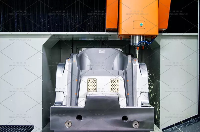Plastic Arm Chair Mould CNC machining